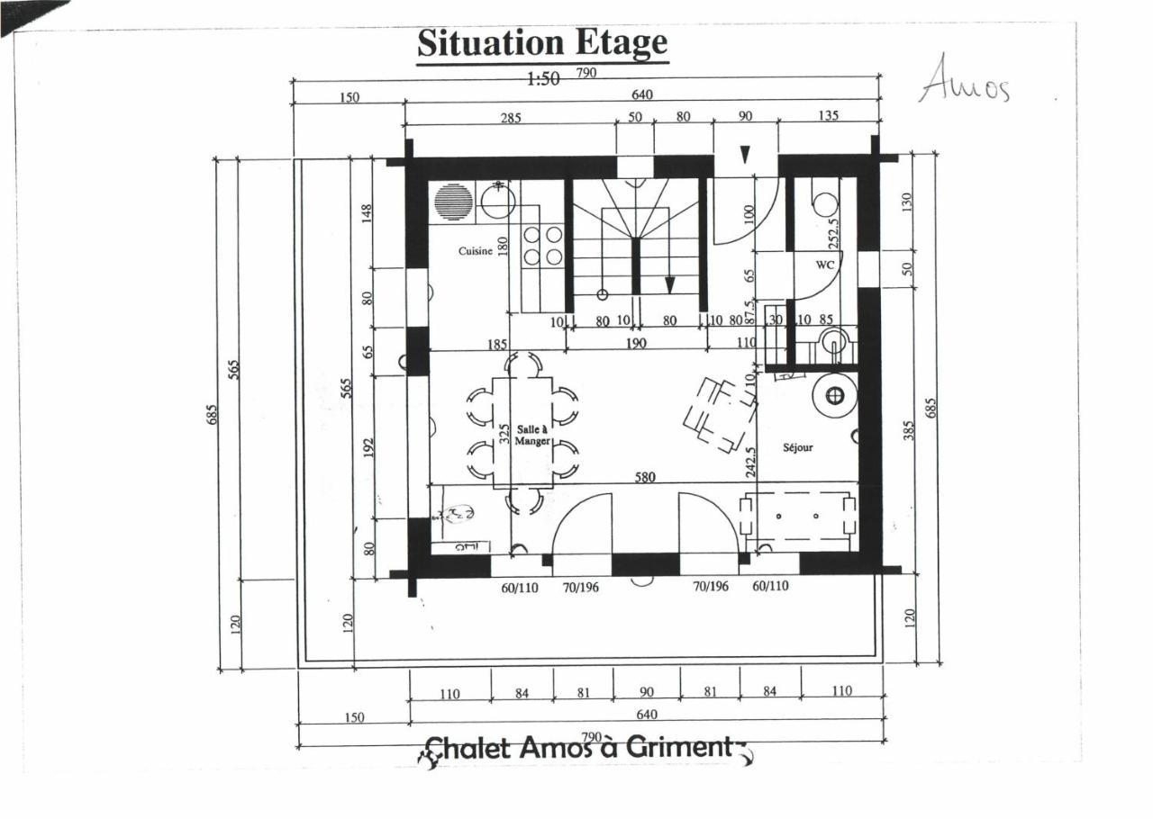 Chalet Amos Villa Grimentz Exterior photo